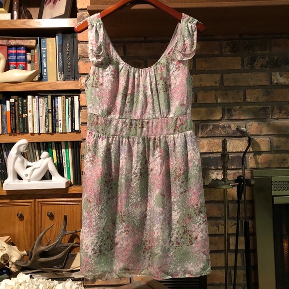 J. CREW Caspia silk watercolor floral dress NWOT - Picture 2 of 6